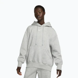 Bluza damska Nike Sportswear Phoenix Fleece Oversized dark grey heather / sail