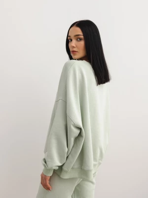 Bluza damska o kroju regular fit w kolorze MILKY GREEN - PHENIX Marsala