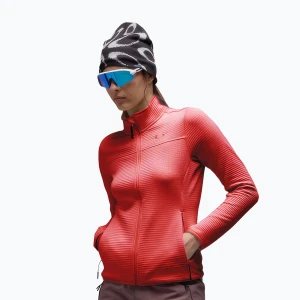 Bluza damska Oakley Canopy Full Zip hibiscus red Różowy
