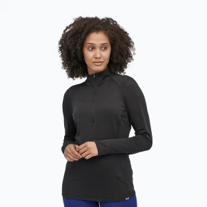 Bluza damska Patagonia Cap Termal Weight Zip Neck black