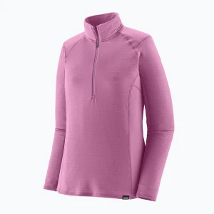 Bluza damska Patagonia Cap Termal Weight Zip Neck brisk purple