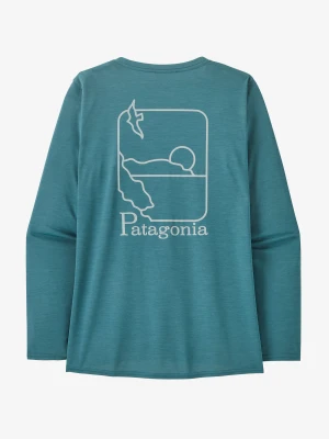 Zdjęcie produktu Bluza damska Patagonia L/S Cap Cool Daily Graphic Shirt Waters - swelldrifter/wetland blue