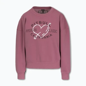 Bluza damska Pitbull Manzanita Heart Crewneck Sweatshirt pink