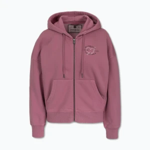 Bluza damska Pitbull Manzanita Heart Hooded Zip Sweatshirt pink