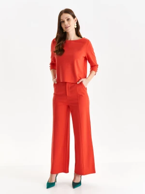 Bluza damska pomarańczowa - SBL1217PO bluza nierozpinana - TOP SECRET - Odzieżowy sklep internetowy TOP SECRET