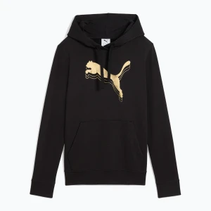 Zdjęcie produktu Bluza damska PUMA ESS Metalic Hoodie TR puma black/metallic gold