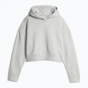 Bluza damska PUMA x HYROX World Cropped Hoodie light grey