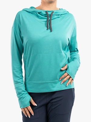 Bluza damska Royal Robbins Bug Barrier RT Drirelease Hoody - turq