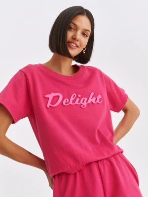 Bluza damska różowa - SBL1290RO bluza nierozpinana - TOP SECRET - Odzieżowy sklep internetowy TOP SECRET