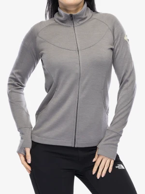 Bluza damska Sensor Merino UP Fleece Full Zip - grey