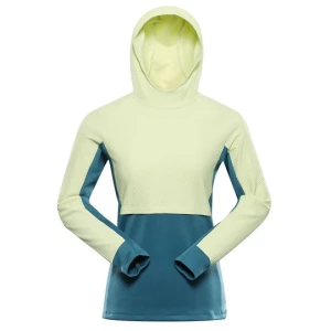 Bluza damska sportowa szybkoschnąca Feza 2 żółta Alpine Pro