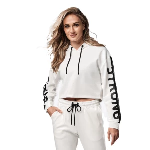 Bluza damska STRONG ID Branded Crop biała