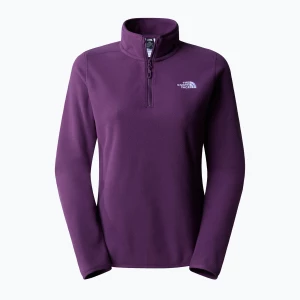 Bluza damska The North Face 100 Glacier 1/4 Zip black currant purple