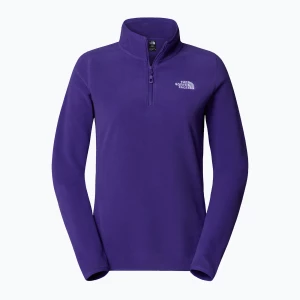 Bluza damska The North Face 100 Glacier 1/4 Zip peak purple