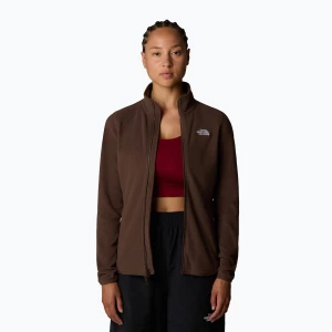 Bluza damska The North Face 100 Glacier FZ smokey brown