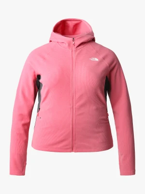 Bluza damska The North Face AO Full Zip Hoodie Plus - pink/grey