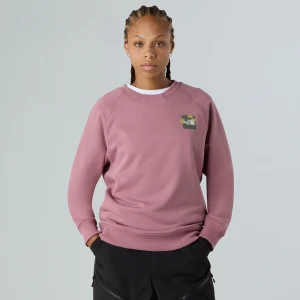 Bluza damska The North Face Connect Relaxed Crew Graphic nostalgia rose
