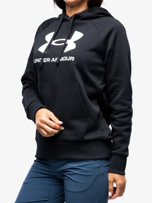 Bluza damska Under Armour Rival Fleece Big Logo Hoody - black/white