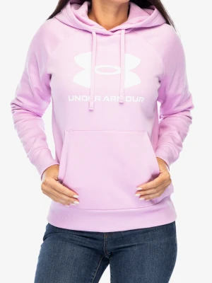 Bluza damska Under Armour Rival Fleece Big Logo Hoody - stellar pink/white