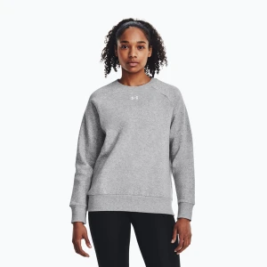 Bluza damska Under Armour Rival Fleece Crew mod gray light heather/white