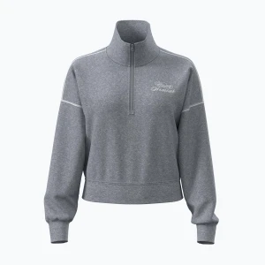 Bluza damska Under Armour Rival Fleece Script HZ mod gray light heather/white