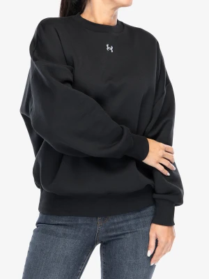 Bluza damska Under Armour UA Rival Fleece Oversized Crew - black/white