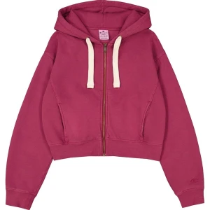 Bluza damska Vintage Wash Cropped Full-Zip Champion Różowy