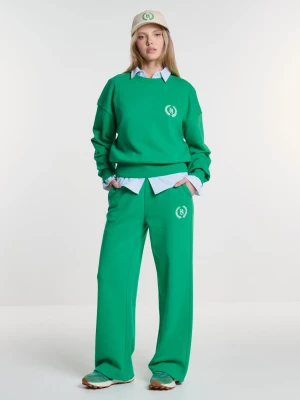 Bluza damska z bawełny organicznej zielona Springa 301/ Pekina 301 BIG STAR