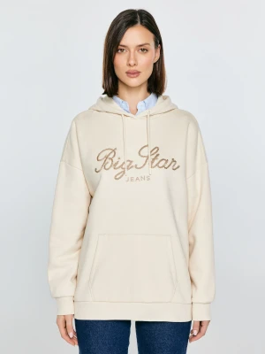 Bluza damska z kapturem kremowa Raisa 103 BIG STAR