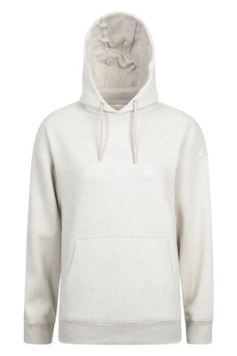 Bluza damska z nadrukiem Palm Window o luźnym kroju - Beige Mountain Warehouse