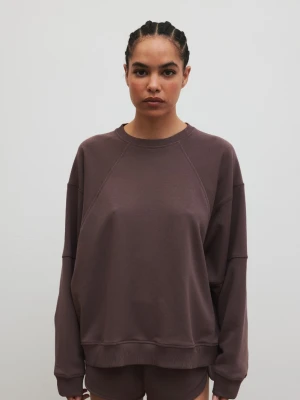 Bluza damska z przeszyciami w kolorze PURPLE TAUPE - NORD-UNI Marsala