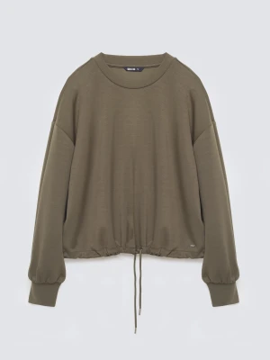 Bluza damska z wiskozy khaki Lunara 303 BIG STAR