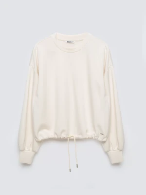 Bluza damska z wiskozy kremowa Lunara 102 BIG STAR