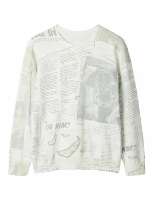 Bluza Desigual biały