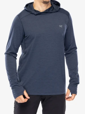 Bluza do biegania Arcteryx Cormac Hoody - black sapphire heather