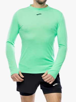 Bluza do biegania Brooks High Point Long Sleeve - hyper green