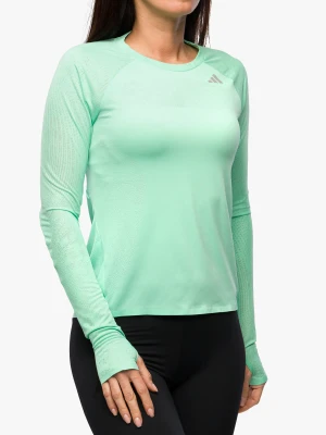 Bluza do biegania damska adidas Adizero Longsleeve - easy green