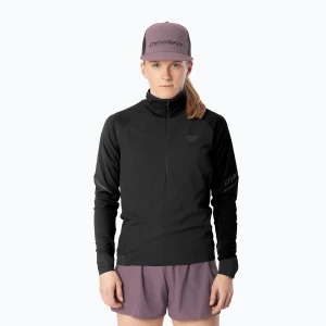 Bluza do biegania damska Dynafit Alpine LS 1 / 2 Zip Tee black out
