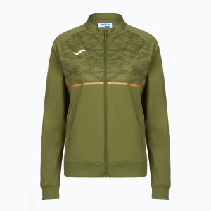 Bluza do biegania damska Joma Record III Full Zip green