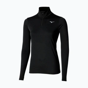 Bluza do biegania damska Mizuno Core Impulse Half Zip Tee black