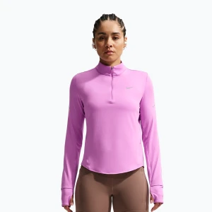 Bluza do biegania damska Nike Swift Dri-FIT UV 1/4-Zip light magenta