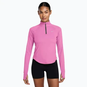 Bluza do biegania damska Nike Tempo Dri-Fit 1/4 Zip playful pink