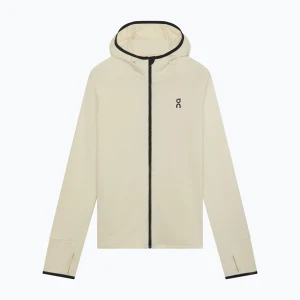 Bluza do biegania damska On Climate Zip Hoodie hare Beżowy