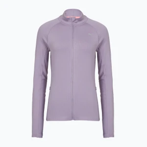 Bluza do biegania damska PUMA Run For Her Ribbed Full Zip pale plum