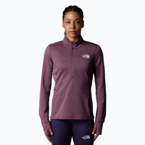 Bluza do biegania damska The North Face Winter Warm Pro 1/4 Zip midnight mauve