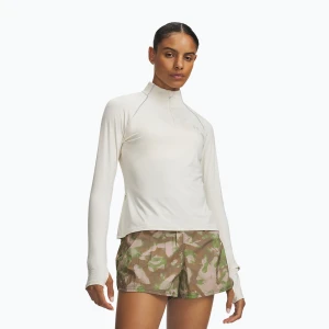 Bluza do biegania damska Under Armour Velociti Half Zip stone / reflective Biały