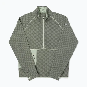 Bluza do biegania męska Ciele Athletics VLVHalfzip light moss Zielony