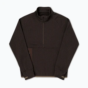 Bluza do biegania męska Ciele Athletics VLVHalfzip oak Brązowy