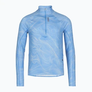 Bluza do biegania męska HOKA Skyform Half Zip CLF PRT mineral blue