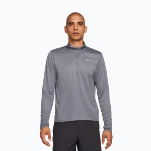 Bluza do biegania męska Nike Pacer Dri-Fit 1/2 Zip smoke grey